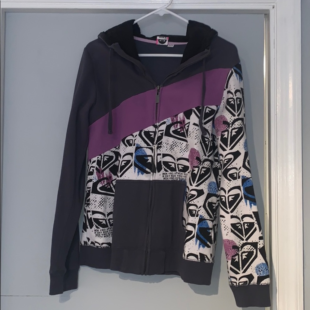 Roxy Hooded Zip Up Jacket